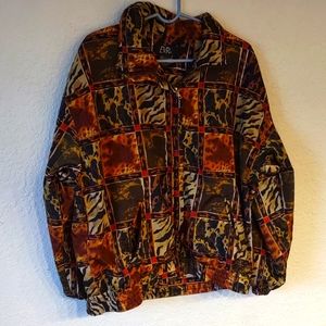 EVR | Women's Polyester 90's Jacket Bomber Style Size L GUC